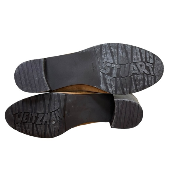 Stuart Weitzman - “Dunkirk” Over-The-Knee Suede Boots in Rice - Size 8.5, Brown - Picture 12 of 14